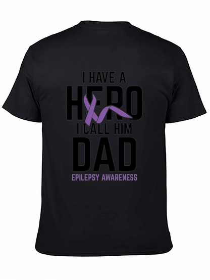Epilepsy Awareness Hero Dad T-Shirt