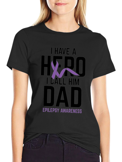 Epilepsy Awareness Hero Dad T-Shirt