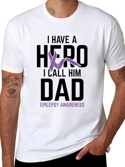Epilepsy Awareness Hero Dad T-Shirt