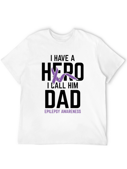 Epilepsy Awareness Hero Dad T-Shirt