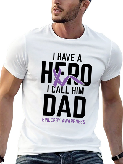 Epilepsy Awareness Hero Dad T-Shirt
