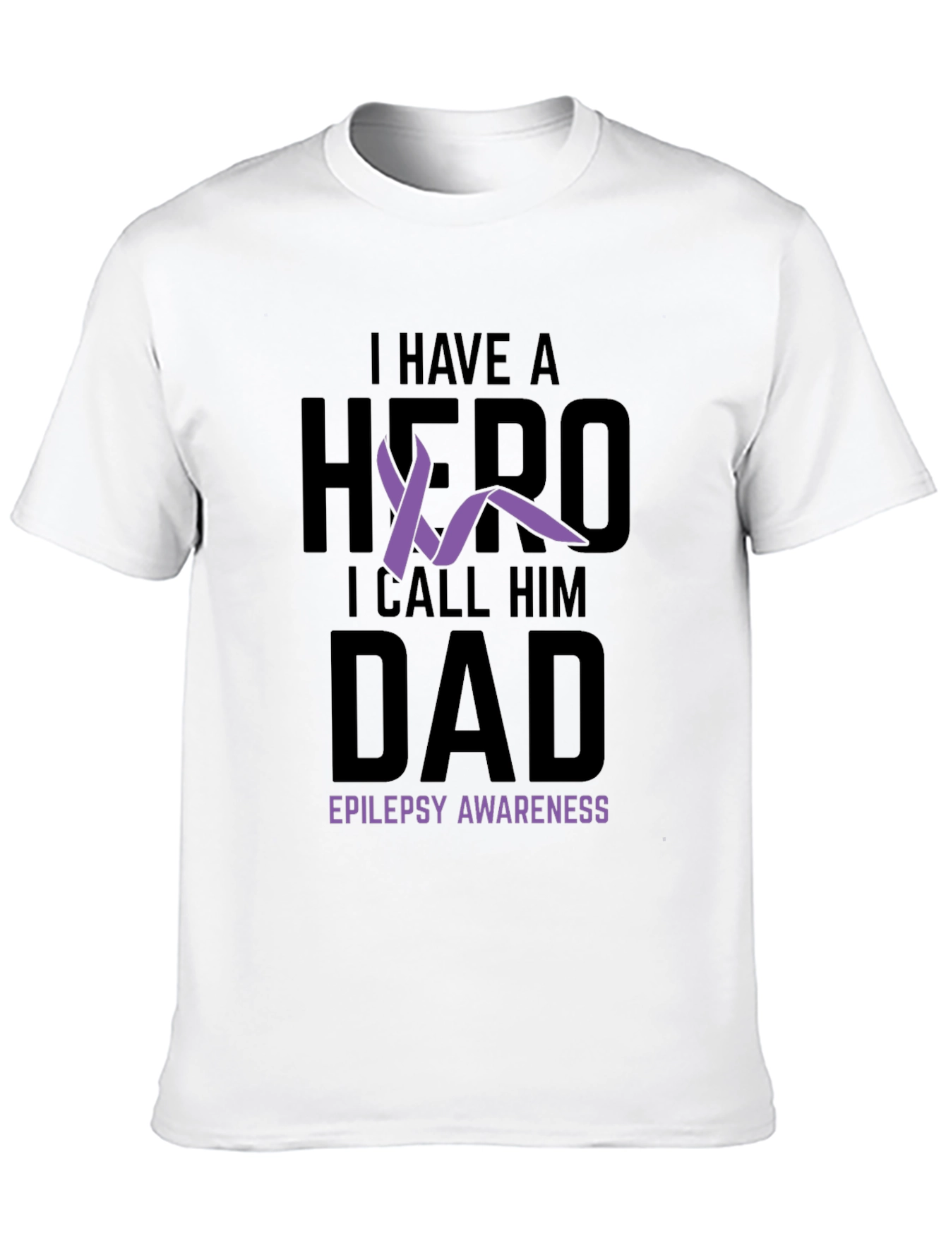 Epilepsy Awareness Hero Dad T-Shirt