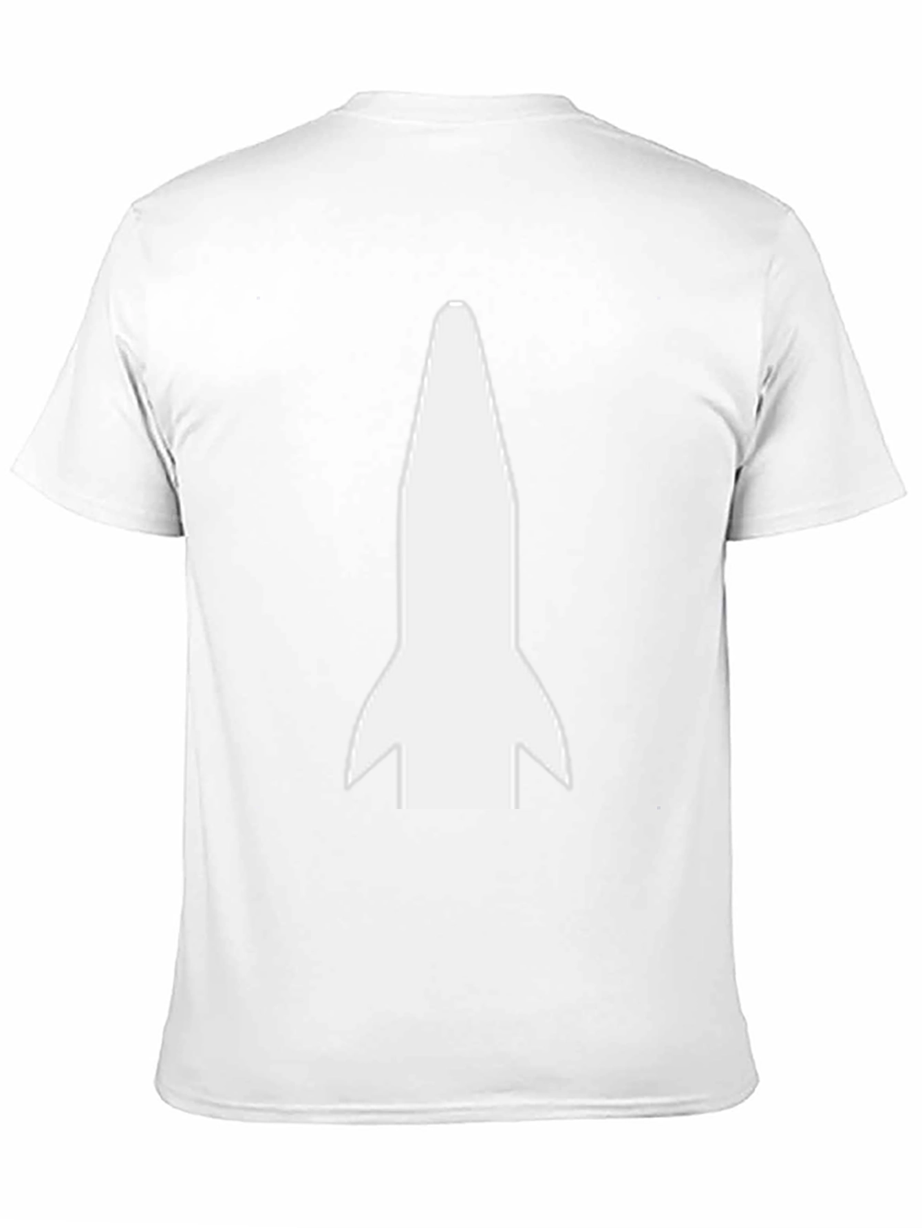 Rocket Graphic Tee - Black Cotton Blend Shirt