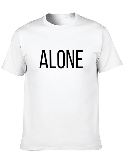 Alone Graphic Tee - Mens Casual T-Shirt