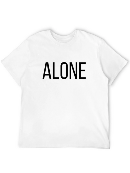 Alone Graphic Tee - Mens Casual T-Shirt