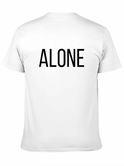 Alone Graphic Tee - Mens Casual T-Shirt