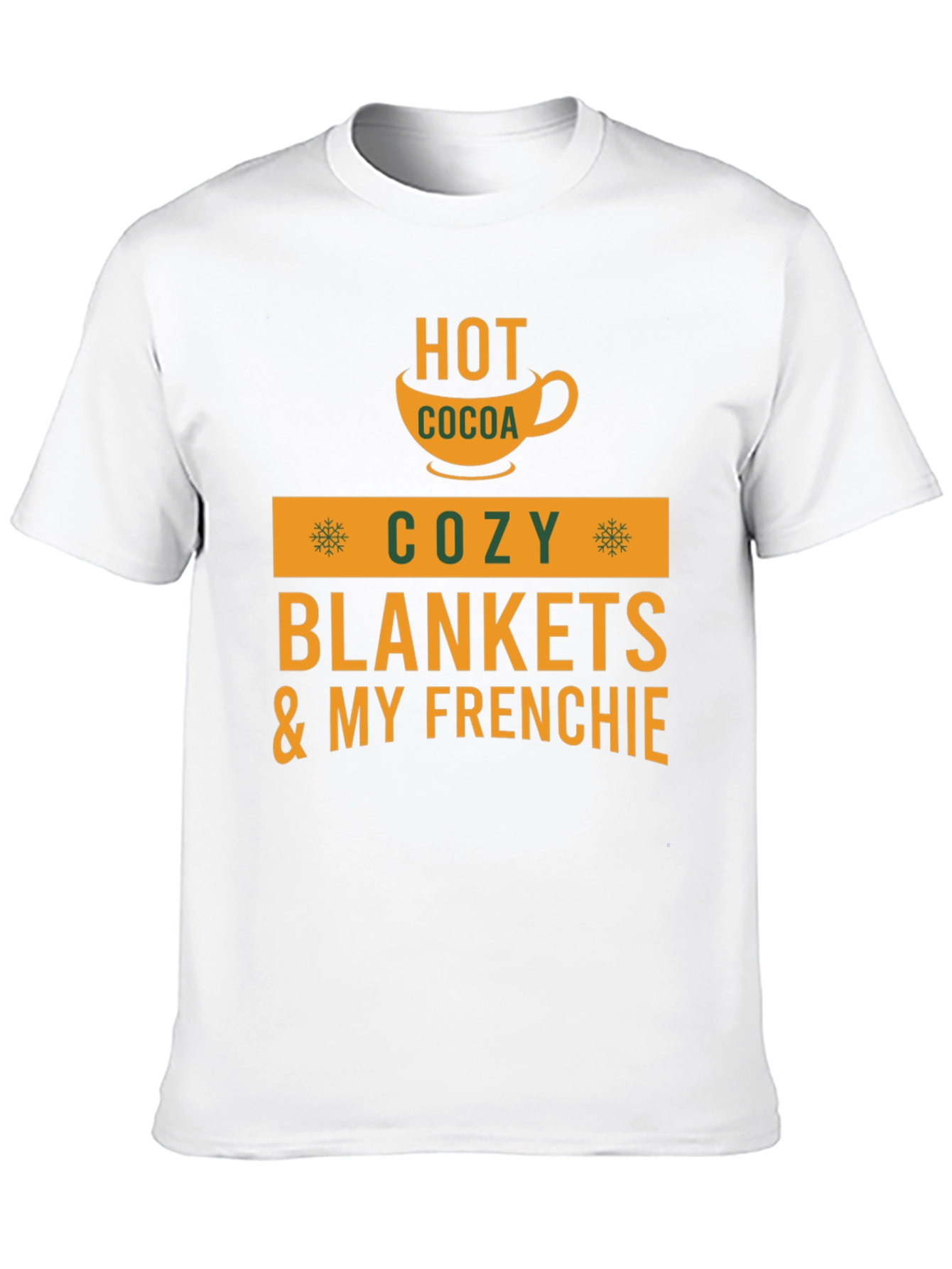 Cozy Season T-Shirt: Hot Cocoa & Frenchie