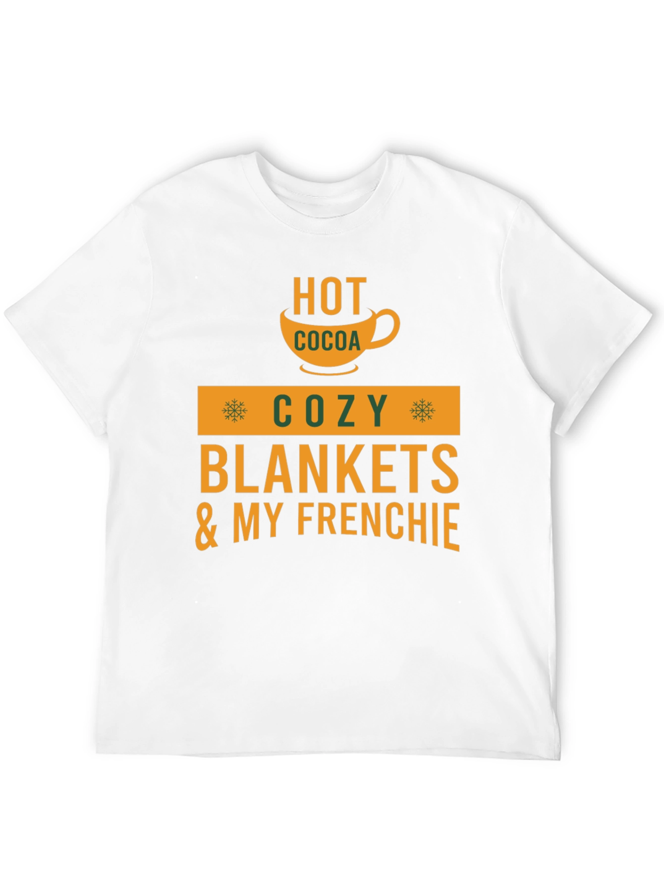 Cozy Season T-Shirt: Hot Cocoa & Frenchie