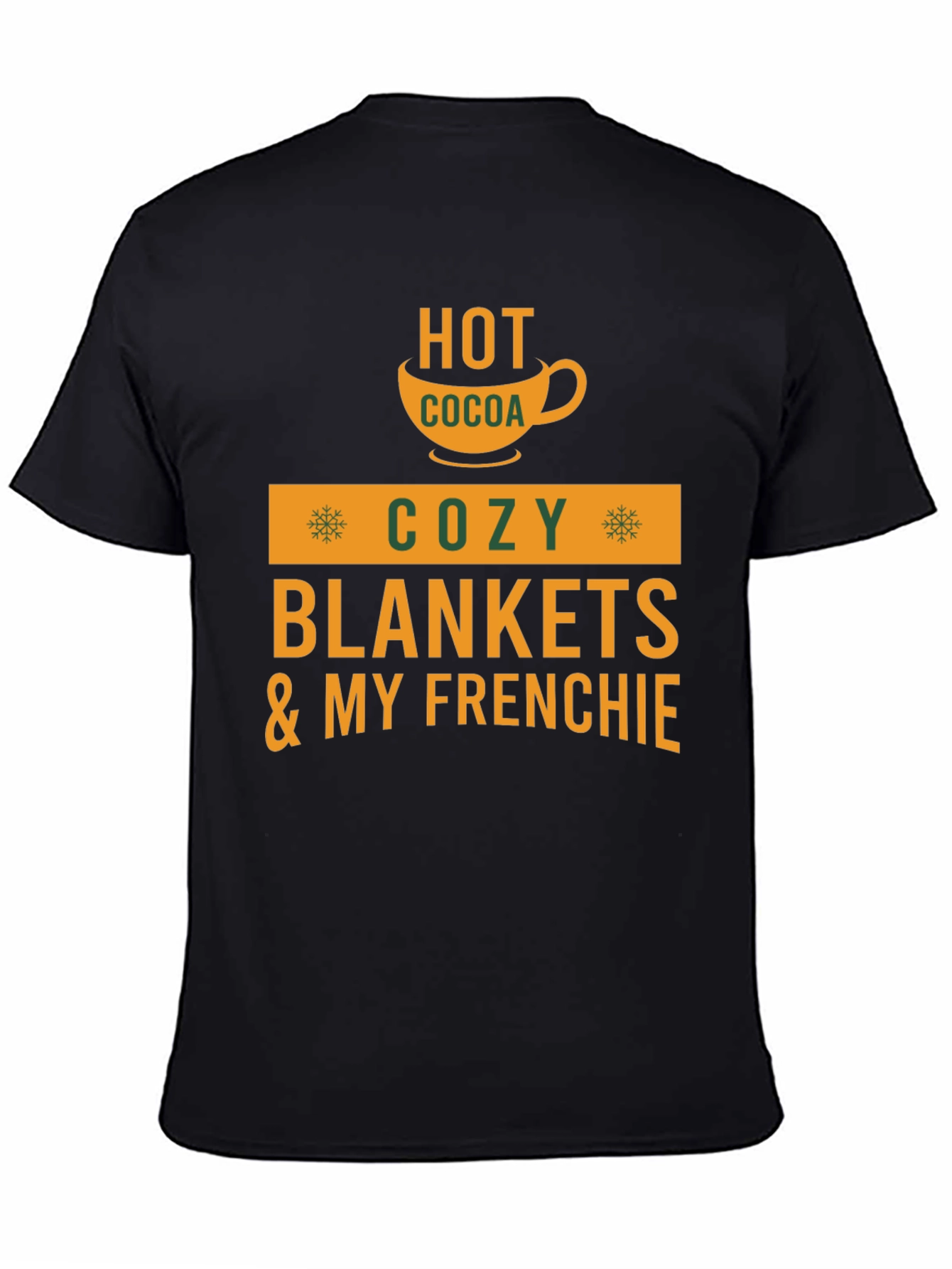 Cozy Season T-Shirt: Hot Cocoa & Frenchie