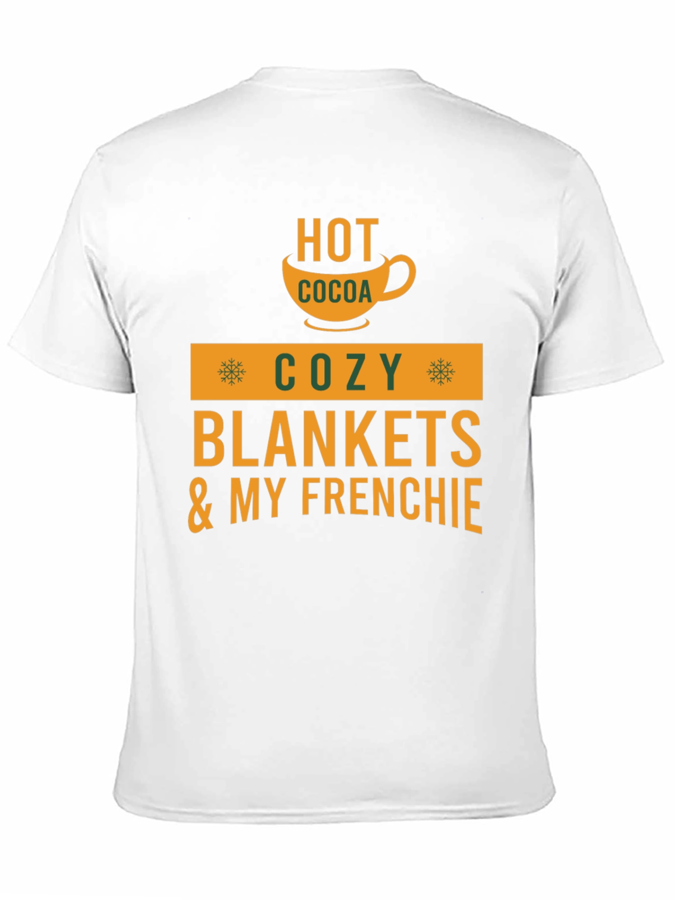 Cozy Season T-Shirt: Hot Cocoa & Frenchie