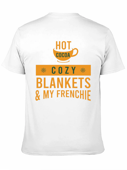 Cozy Season T-Shirt: Hot Cocoa & Frenchie