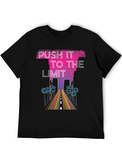 Push It To The Limit Mens Graphic Tee