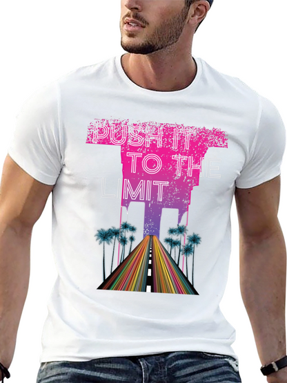 Push It To The Limit Mens Graphic Tee