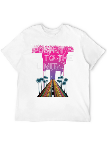 Push It To The Limit Mens Graphic Tee