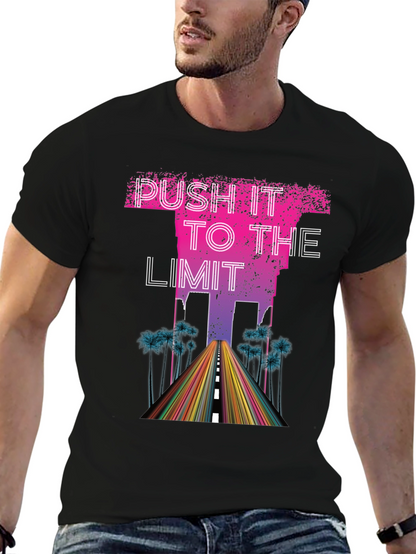 Push It To The Limit Mens Graphic Tee