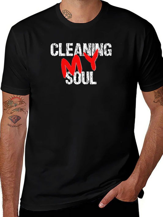 Cleaning My Soul T-Shirt - Grunge Style