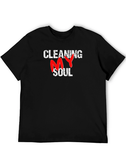 Cleaning My Soul T-Shirt - Grunge Style