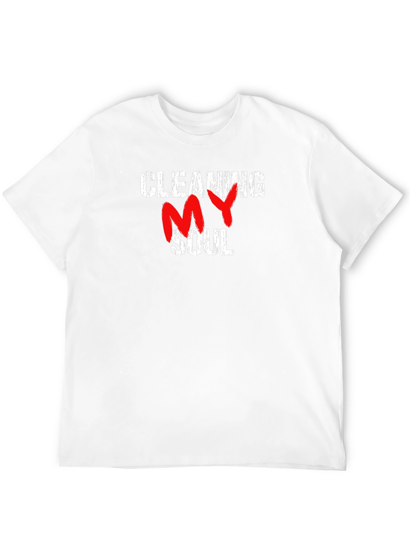 Cleaning My Soul T-Shirt - Grunge Style