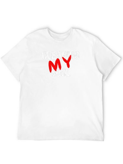 Cleaning My Soul T-Shirt - Grunge Style