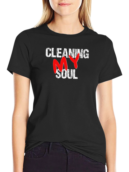 Cleaning My Soul T-Shirt - Grunge Style