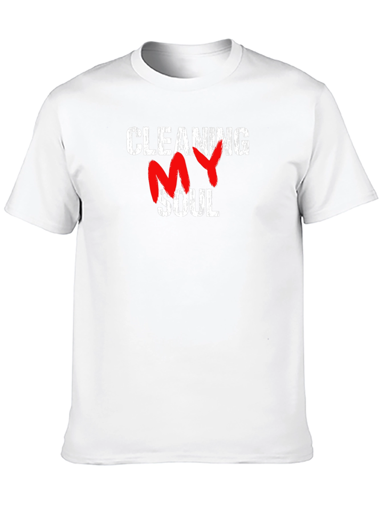 Cleaning My Soul T-Shirt - Grunge Style