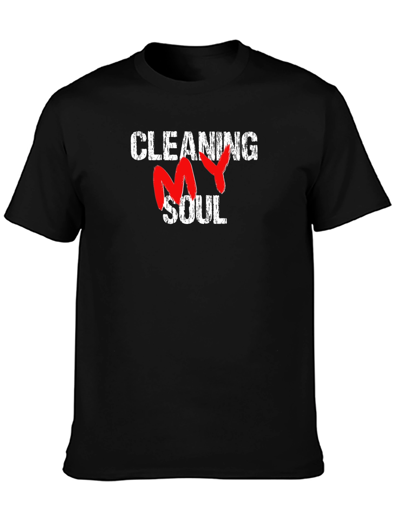 Cleaning My Soul T-Shirt - Grunge Style