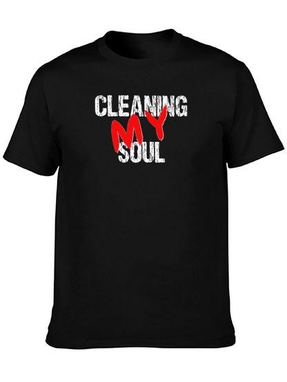 Cleaning My Soul T-Shirt - Grunge Style