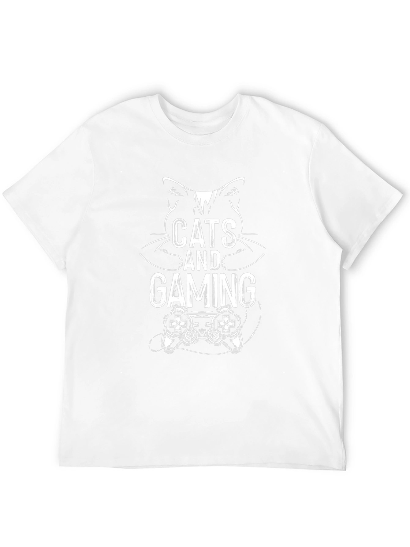 Cats and Gaming T-Shirt - Gamer Cat Tee