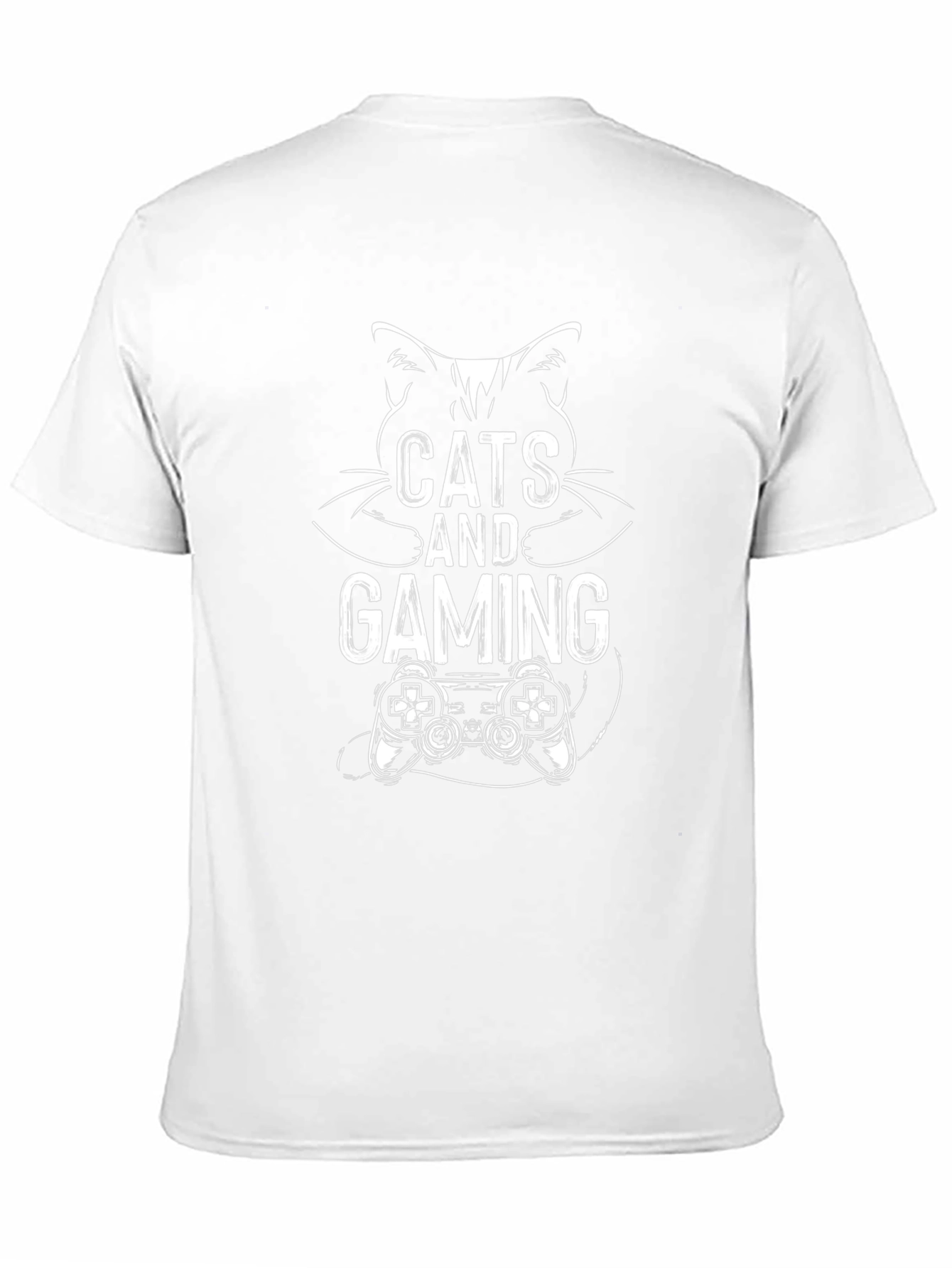 Cats and Gaming T-Shirt - Gamer Cat Tee