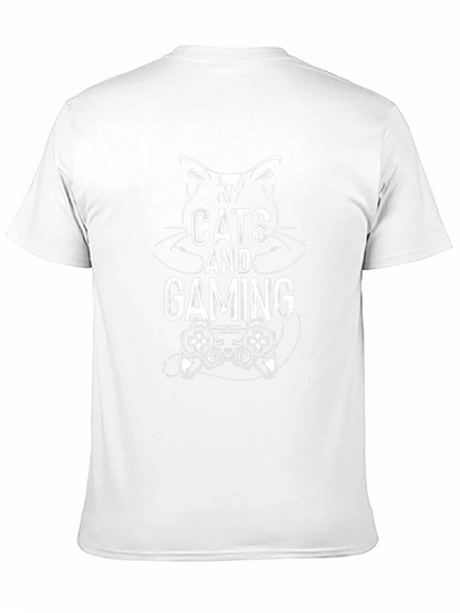 Cats and Gaming T-Shirt - Gamer Cat Tee