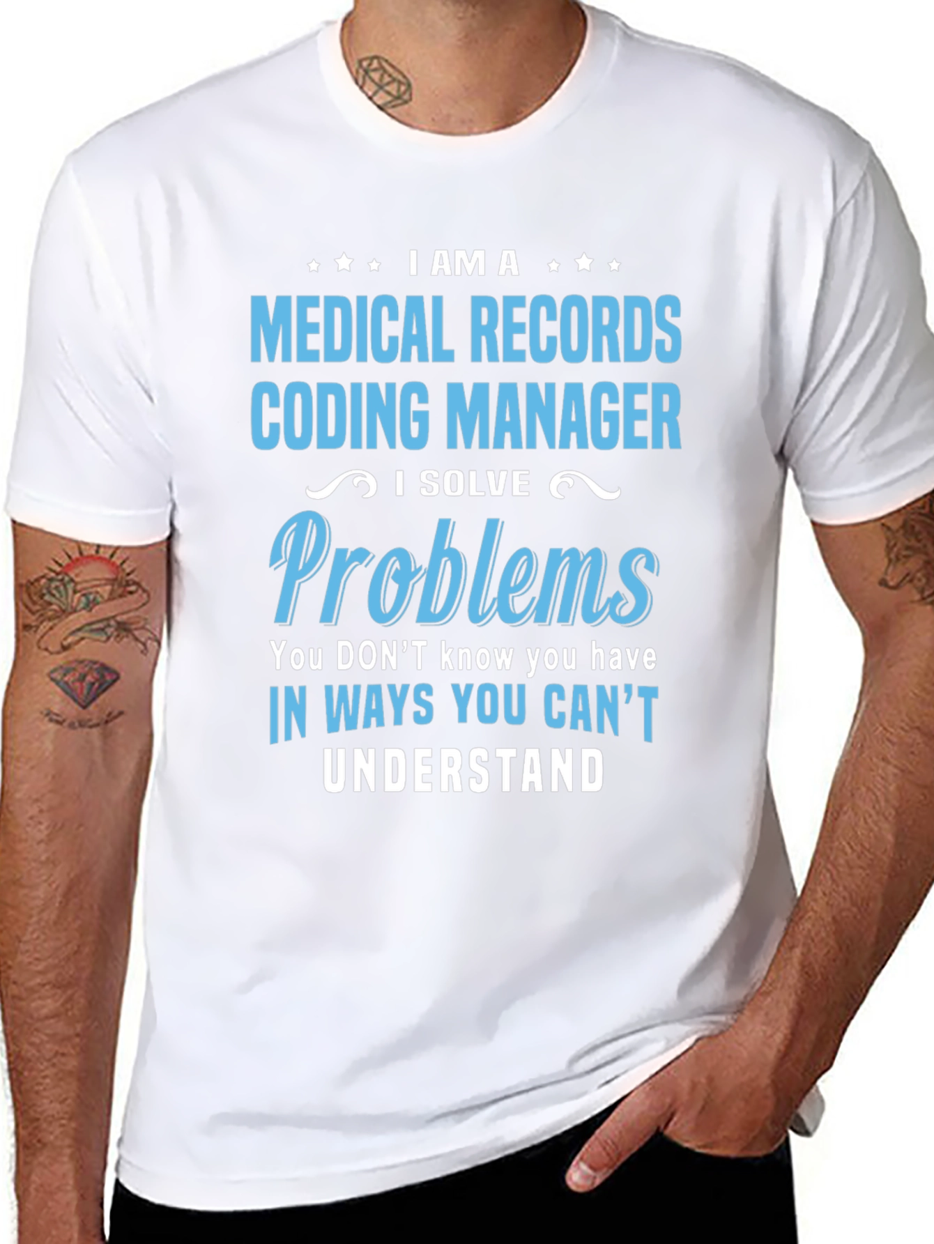 Medical Records Coding Manager Graphic Tee