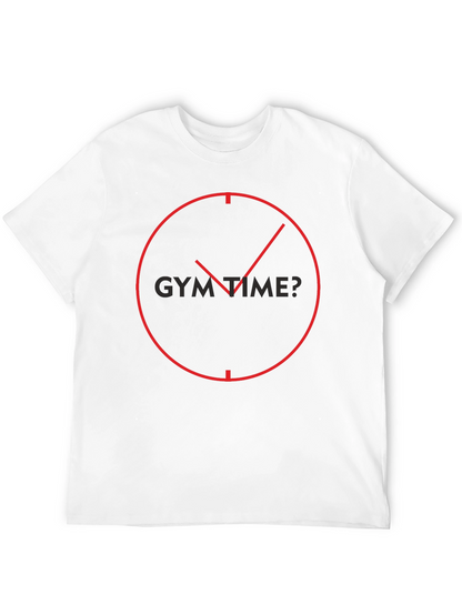 Gym Time? Black Graphic Tee