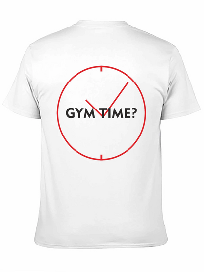 Gym Time? Black Graphic Tee