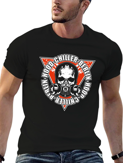 Berlin Hood Chiller Skull Graphic Tee