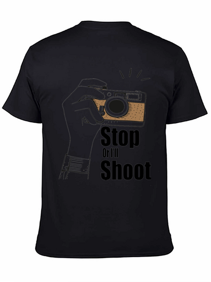 Stop or Ill Shoot Graphic T-Shirt