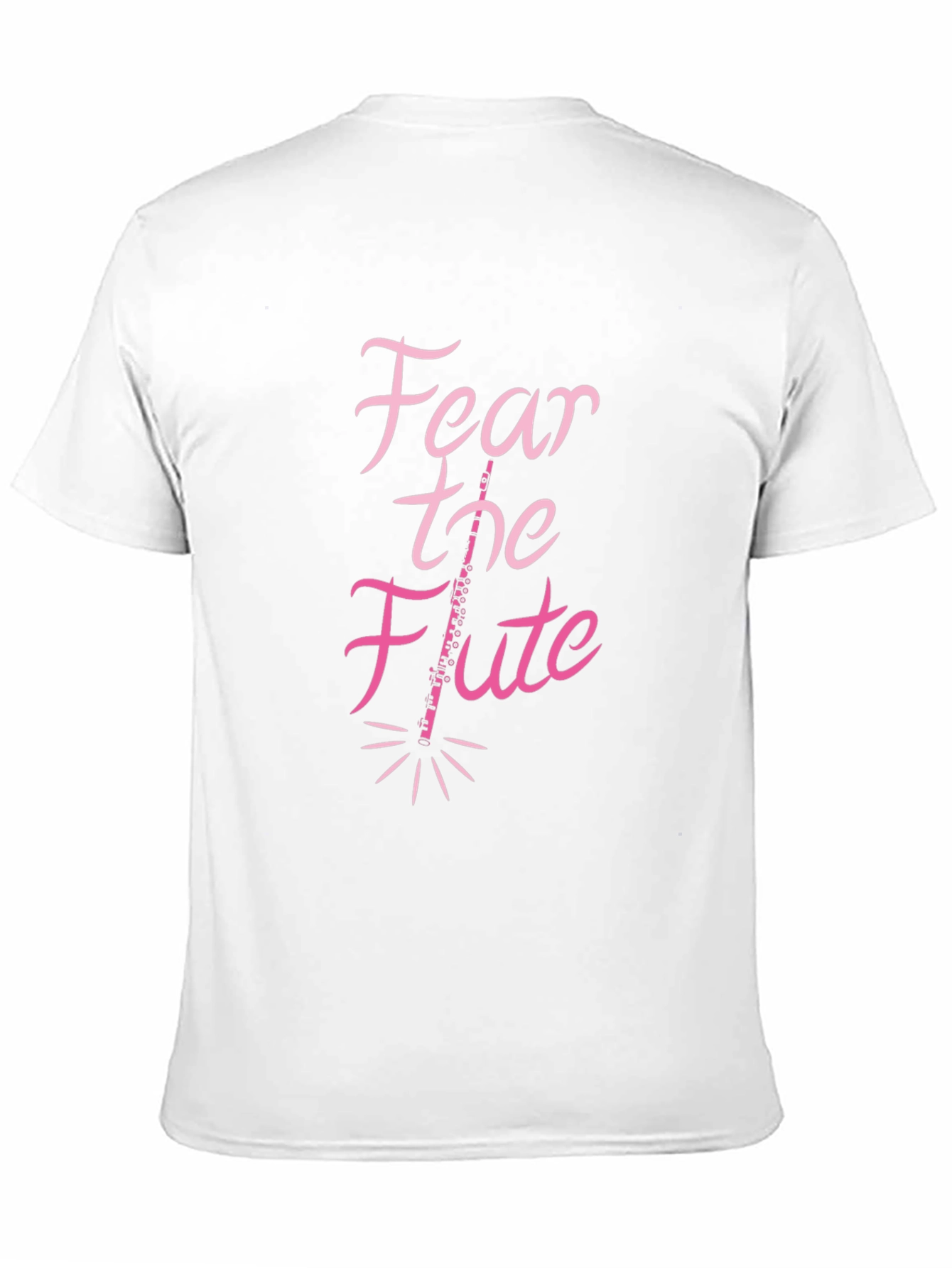 Fear the Flute Black T-Shirt Musician Gift