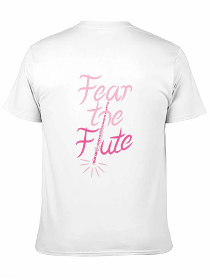 Fear the Flute Black T-Shirt Musician Gift