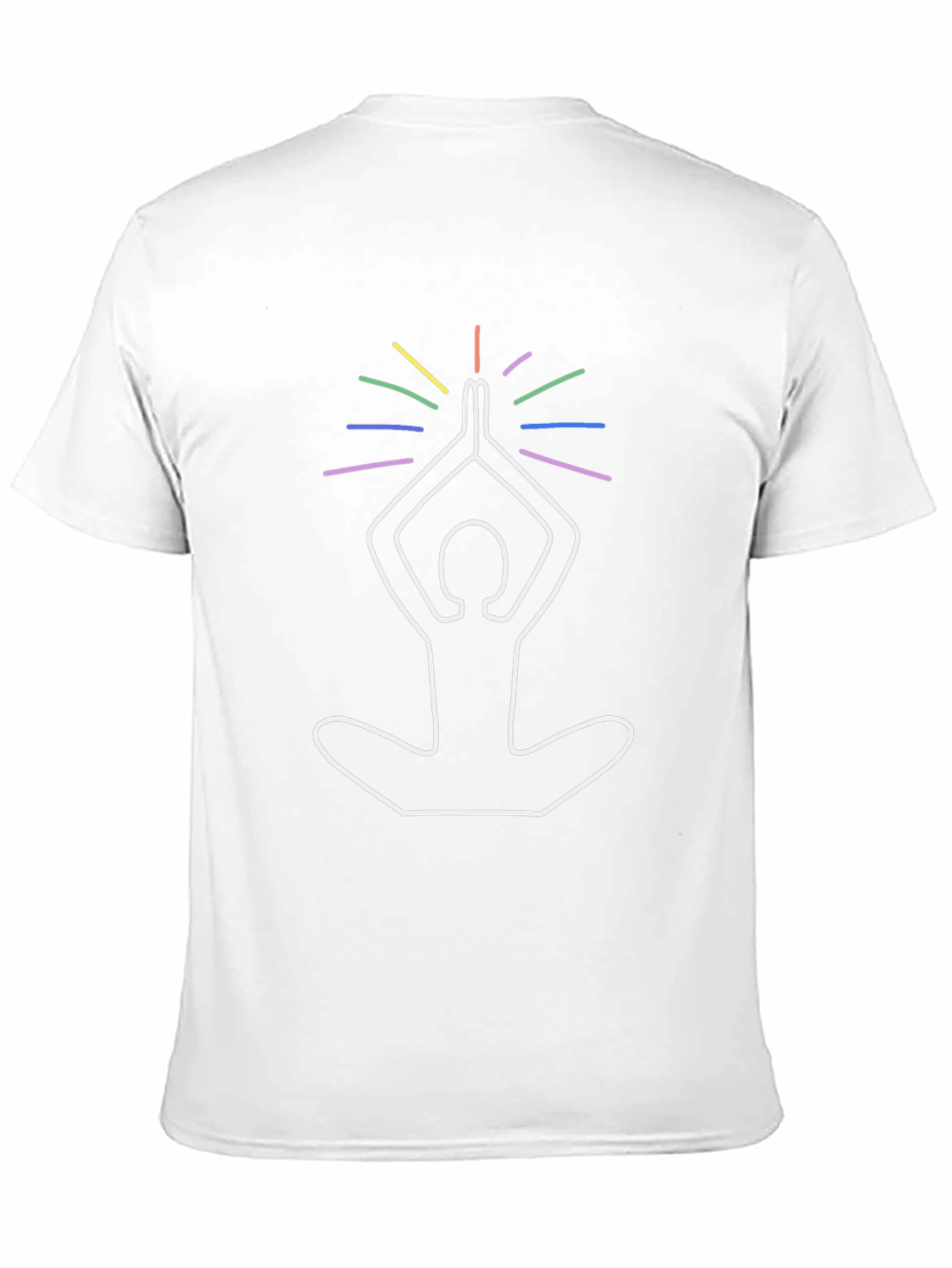 Yoga Pose Graphic Print Tee