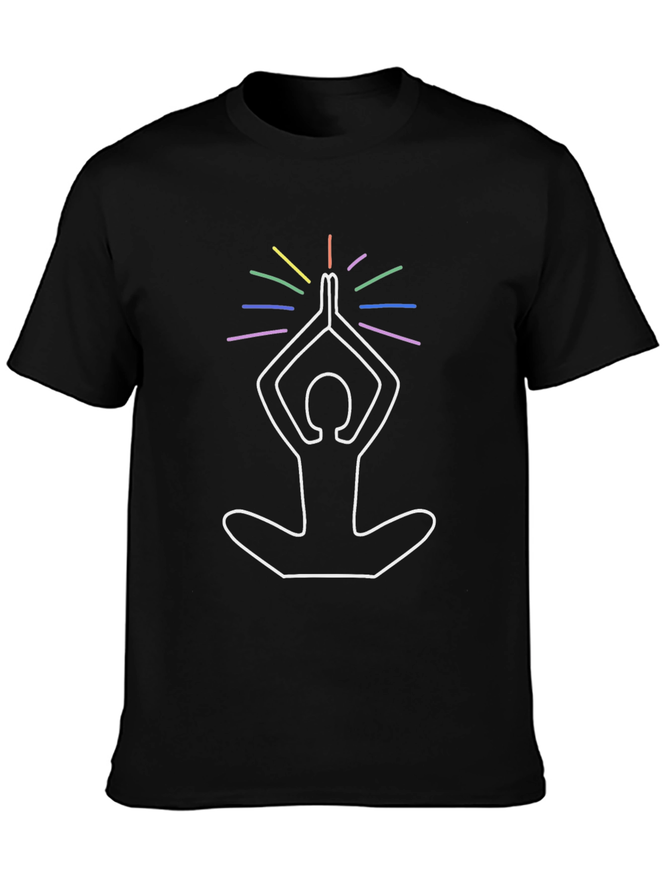Yoga Pose Graphic Print Tee
