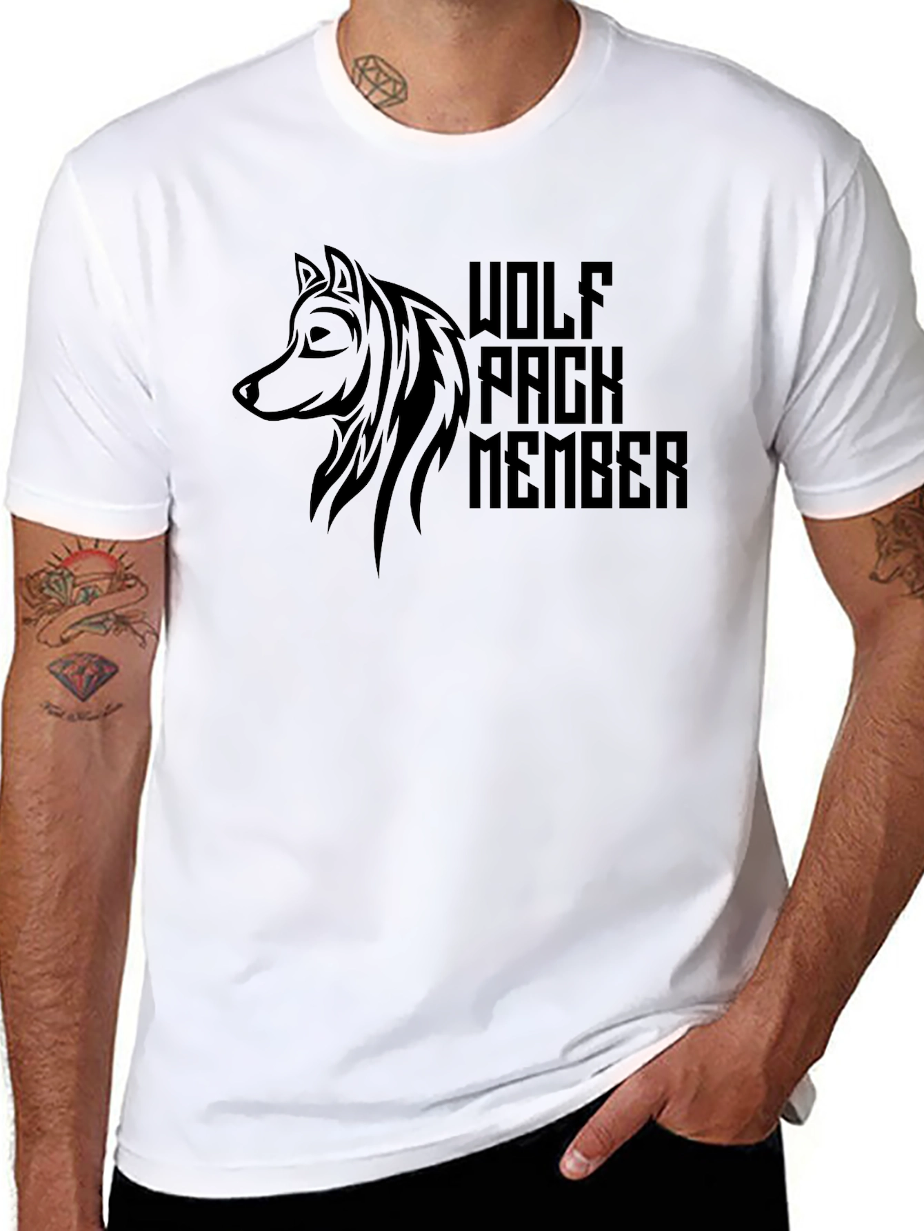Wolf Pack Member Graphic T-Shirt