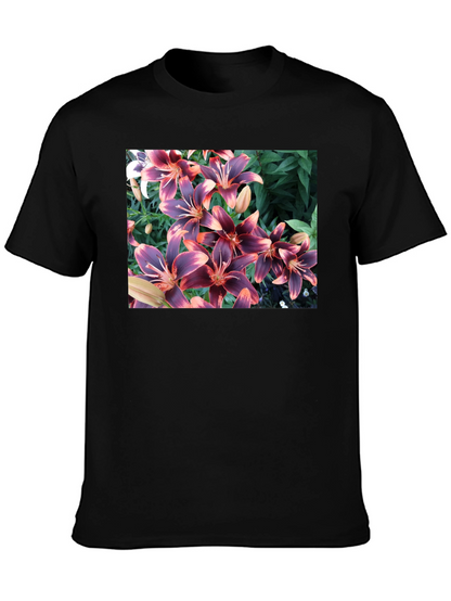 Floral T-Shirt - Unique Lily Design
