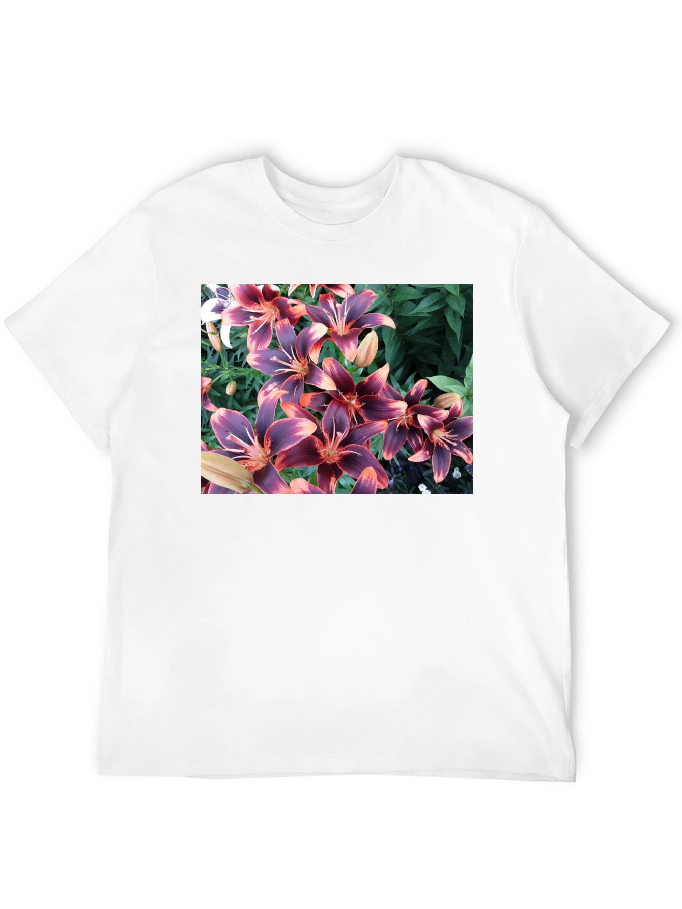 Floral T-Shirt - Unique Lily Design