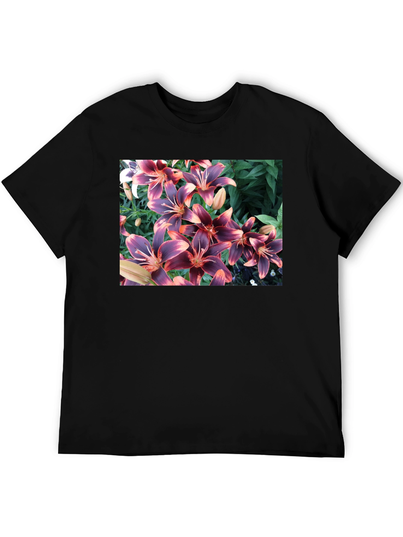 Floral T-Shirt - Unique Lily Design
