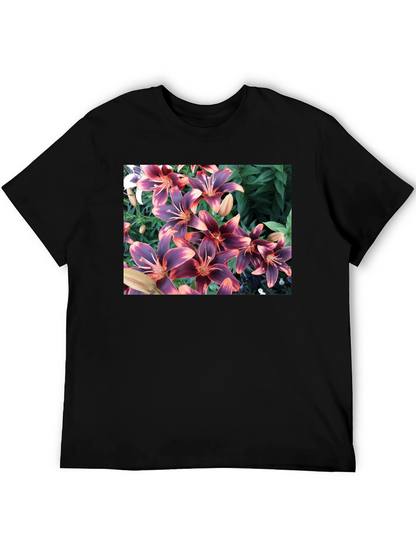 Floral T-Shirt - Unique Lily Design