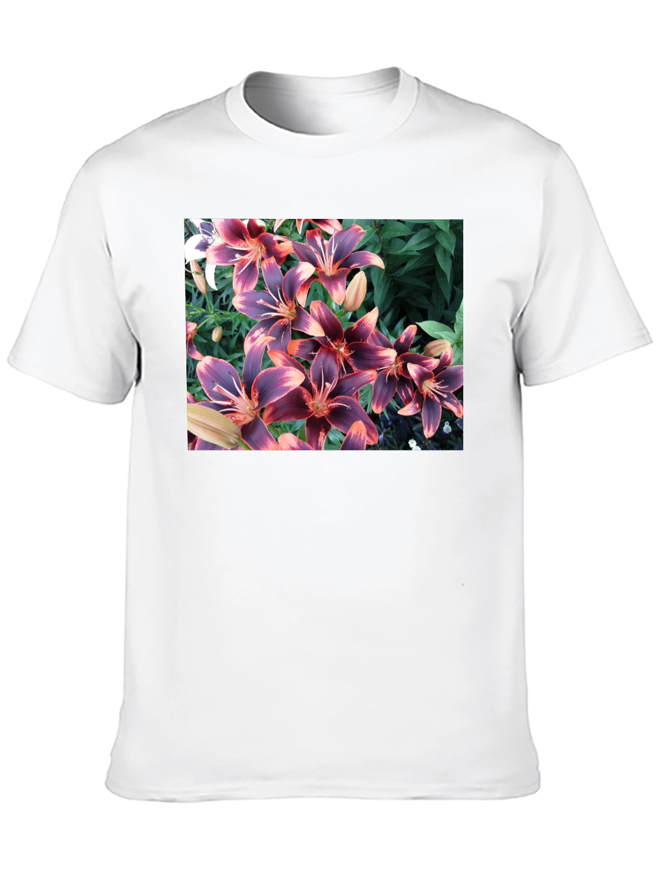 Floral T-Shirt - Unique Lily Design