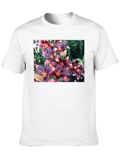 Floral T-Shirt - Unique Lily Design