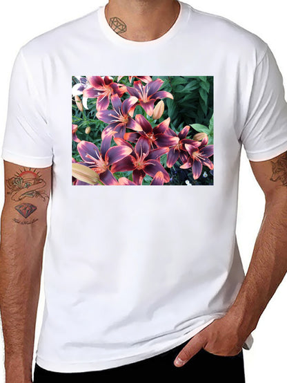 Floral T-Shirt - Unique Lily Design
