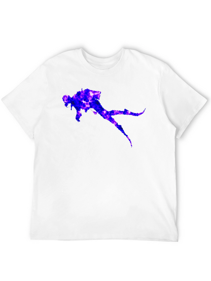 Diver Graphic T-Shirt - Black Casual Tee