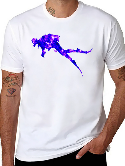 Diver Graphic T-Shirt - Black Casual Tee