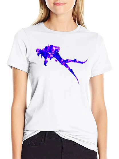 Diver Graphic T-Shirt - Black Casual Tee